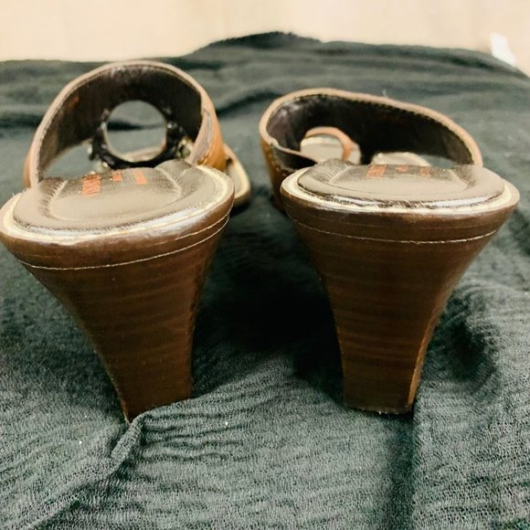 Donald J. Pliner Vintage 90s / Y2K Square Toe Block Heels  I Size 8.5 - Picture 6 of 8